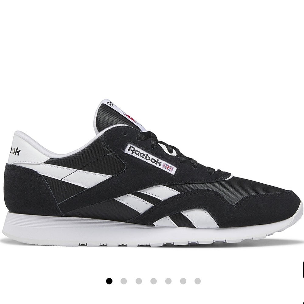 Reebok Classic (nylon & suede) - black